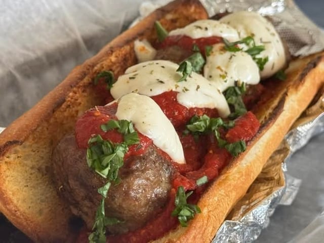 Meatball Parm Sub.