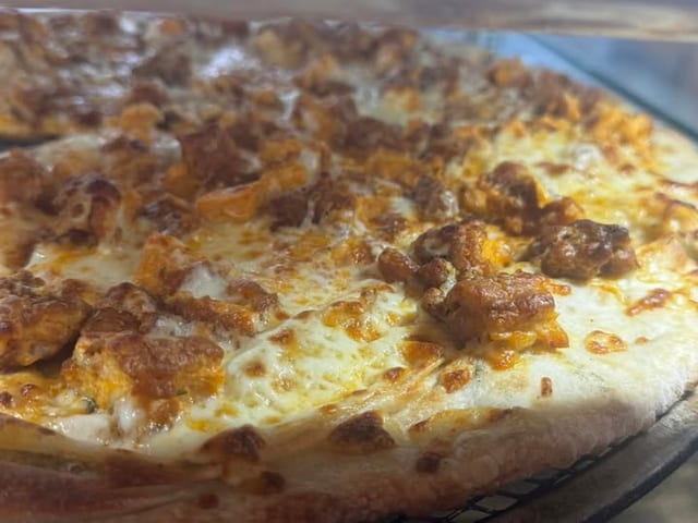 Specialty Pizzas - Buffalo Blue.